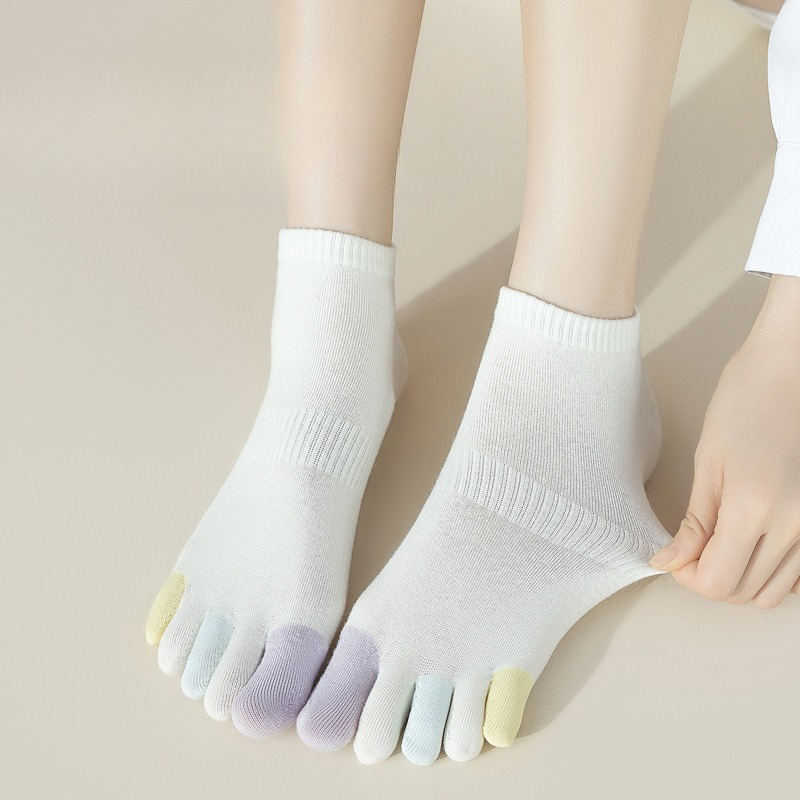 Toe Sock Split - 6 пар летних тонких дышащих впитывающих
