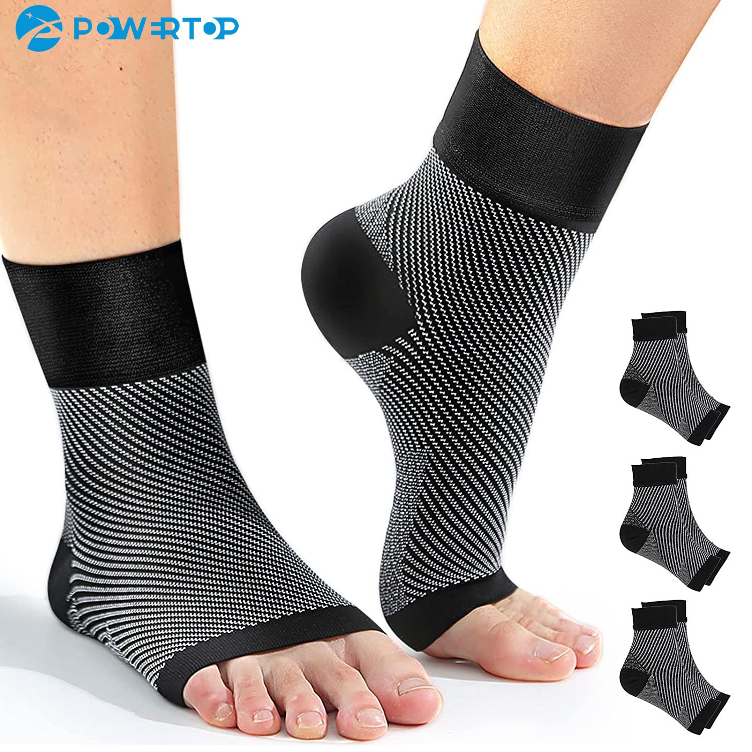 Ankle Brace Sock - 1 пара компрессионных носков для подошвенного