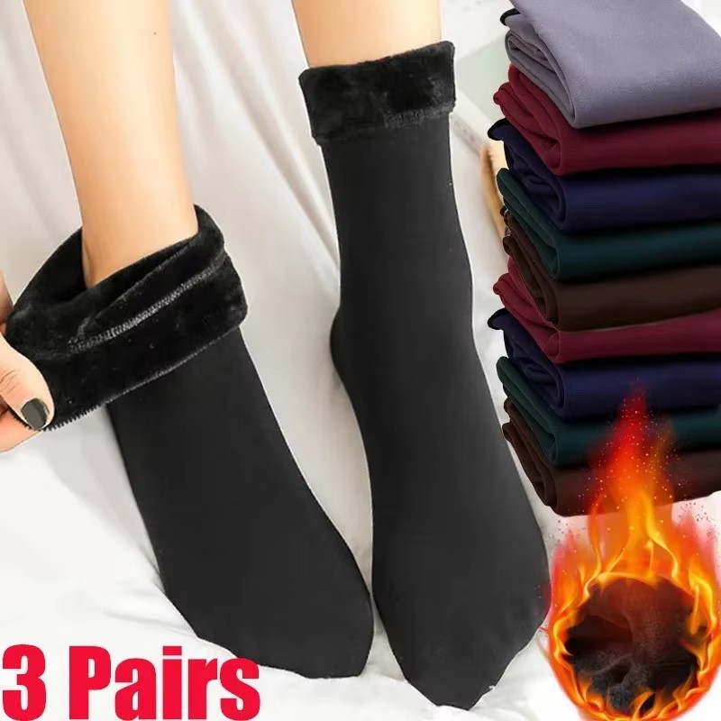 Thermal Sock Winter - 3/6 пар зимних бархатных теплых носков