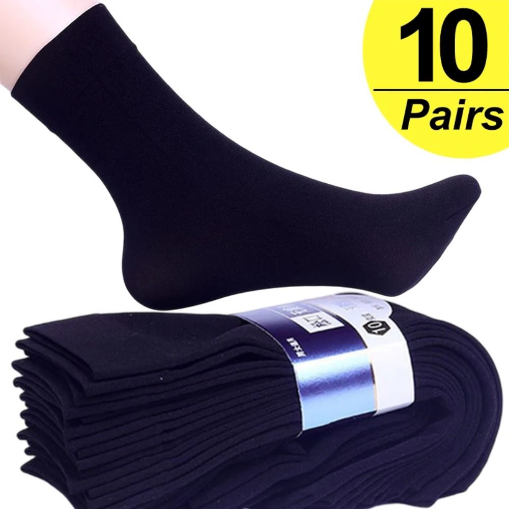 Silk Sock Bamboo - 10 пар повседневных дышащих мужских носков