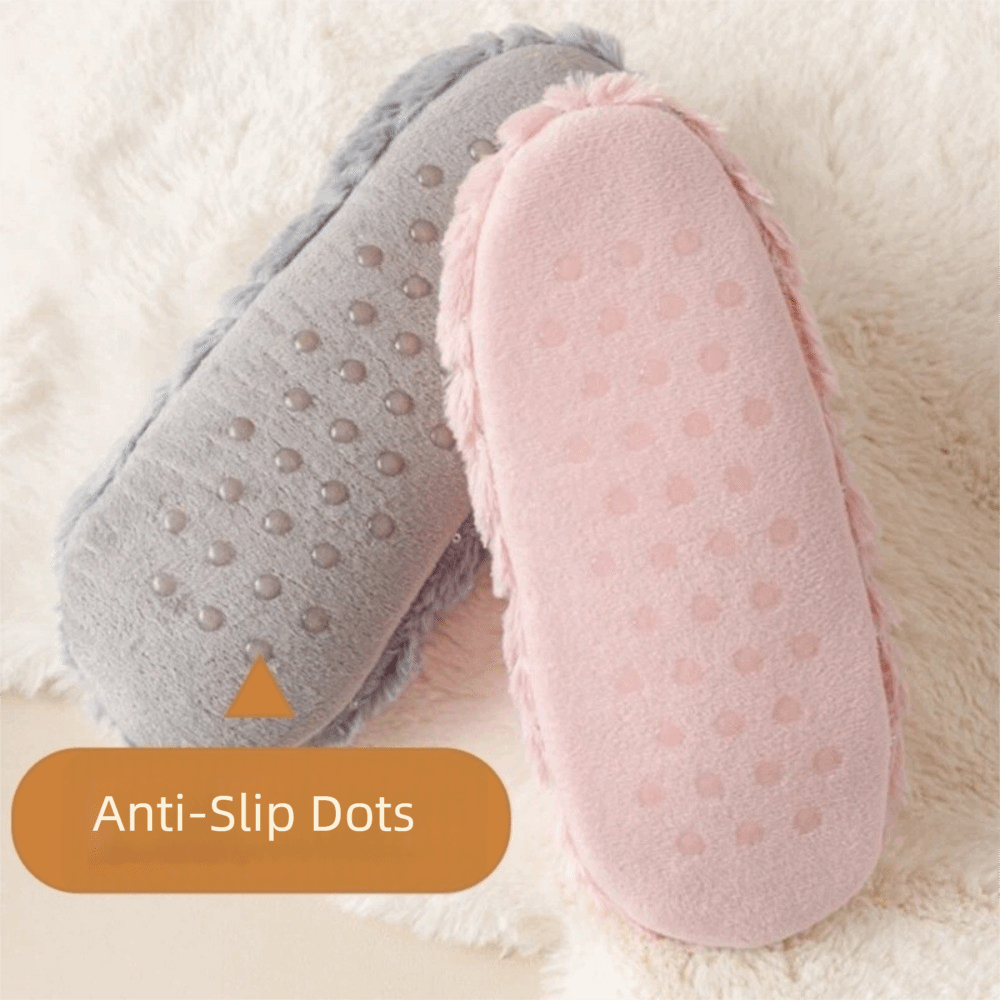 Thermal Sock Winter - Высококачественные утолщенные термоноски-тапочки с бантом-бабочкой, мягкие,