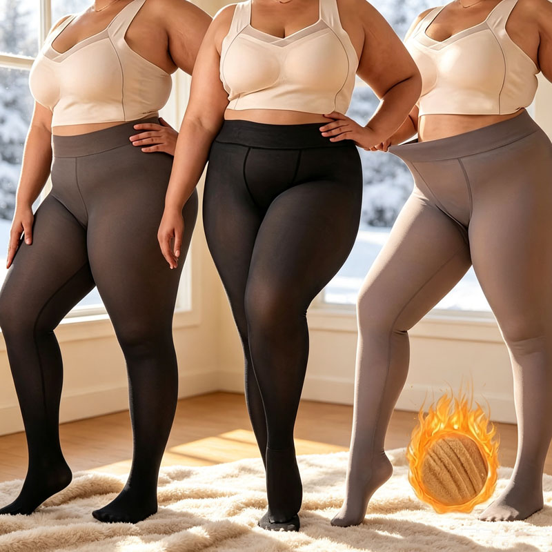Tights Pantyhose Sheer - 1-2 пары непрозрачных термоколготок больших размеров