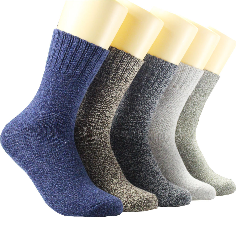 Cotton Crew Sock Pack - 5 пар в упаковке: Мужские зимние