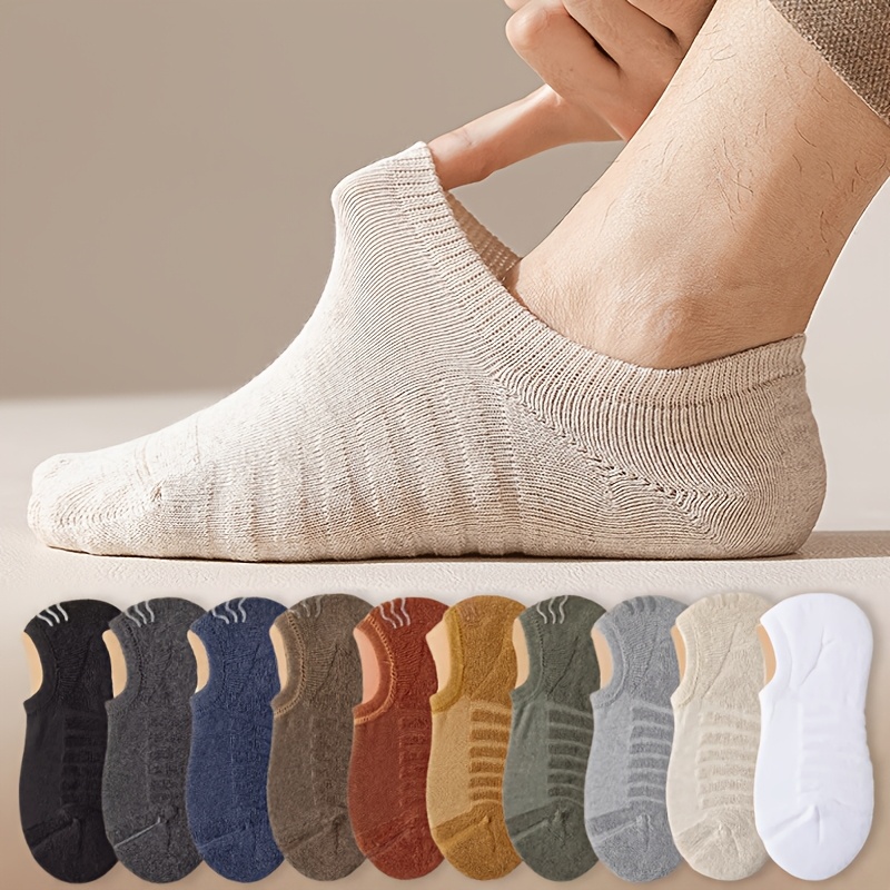 Invisibility Sock Loafer - 10 пар летних мужских повседневных носков-невидимок