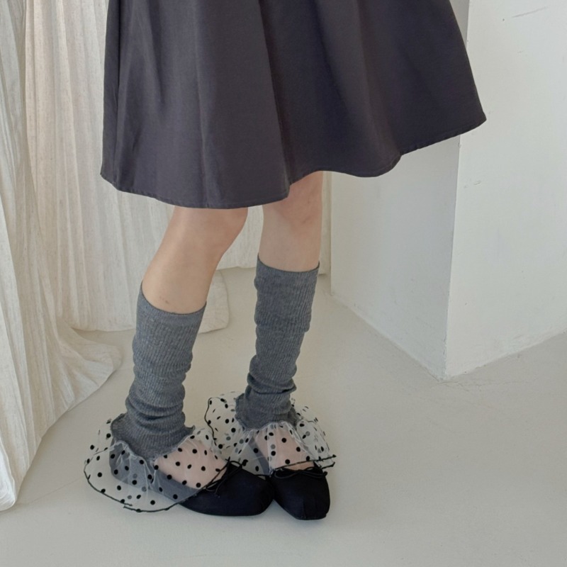 Boot Sock Slouchy - Тонкие гетры в стиле Ins Simplicity
