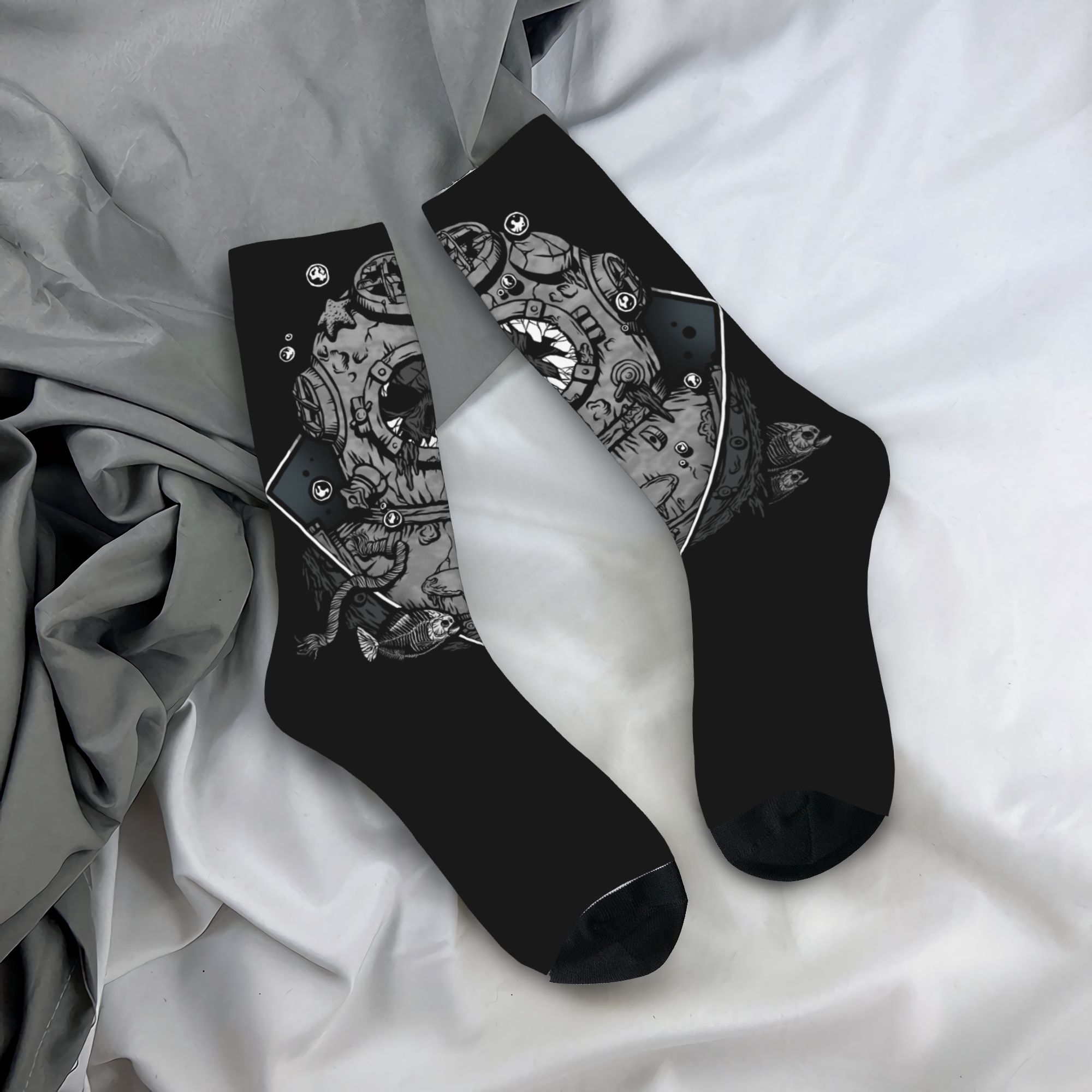 Dress Sock Men - Забавные мужские носки для дайвинга с