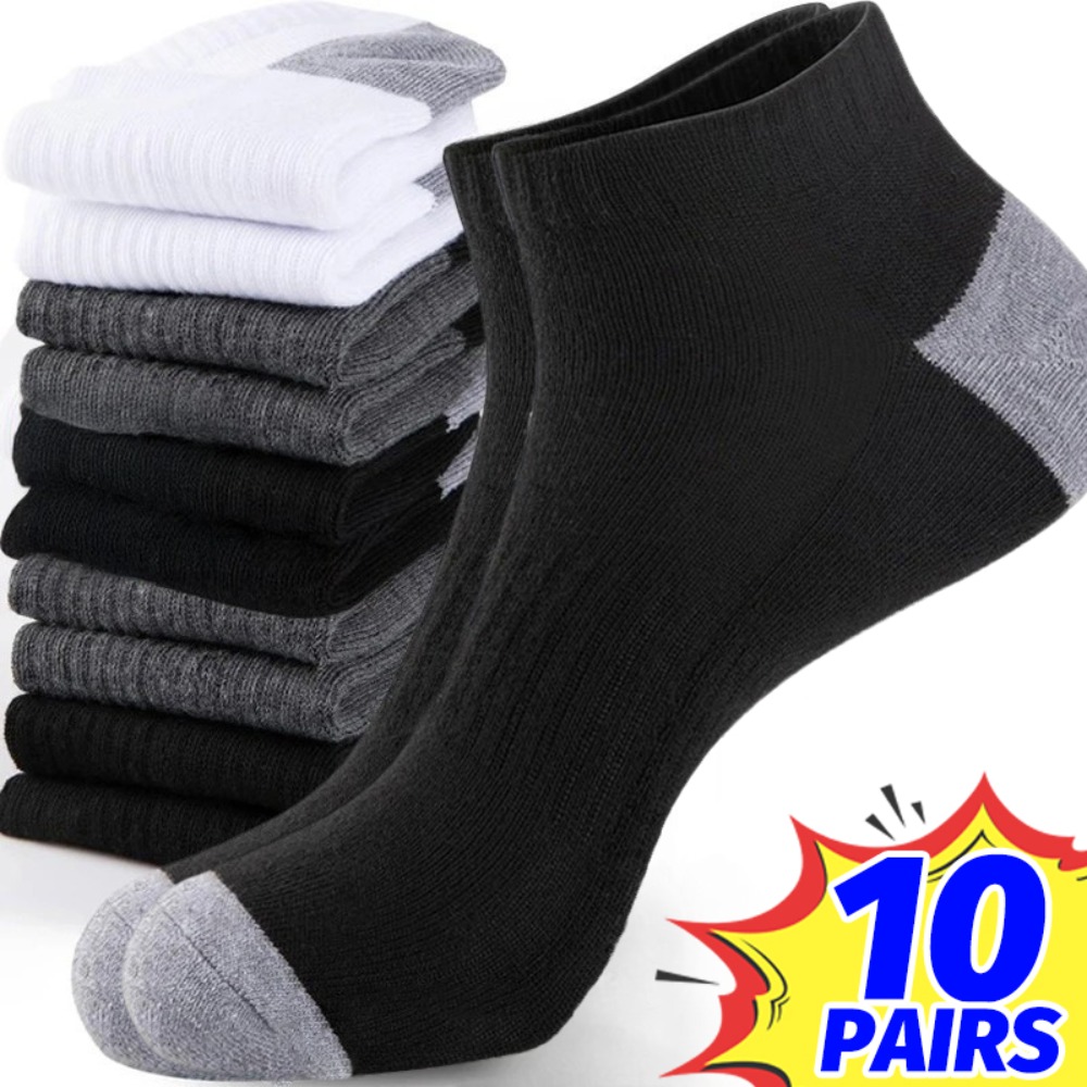 Ankle Sock Low Cut - 1-10 пар дышащих мужских летних носков,