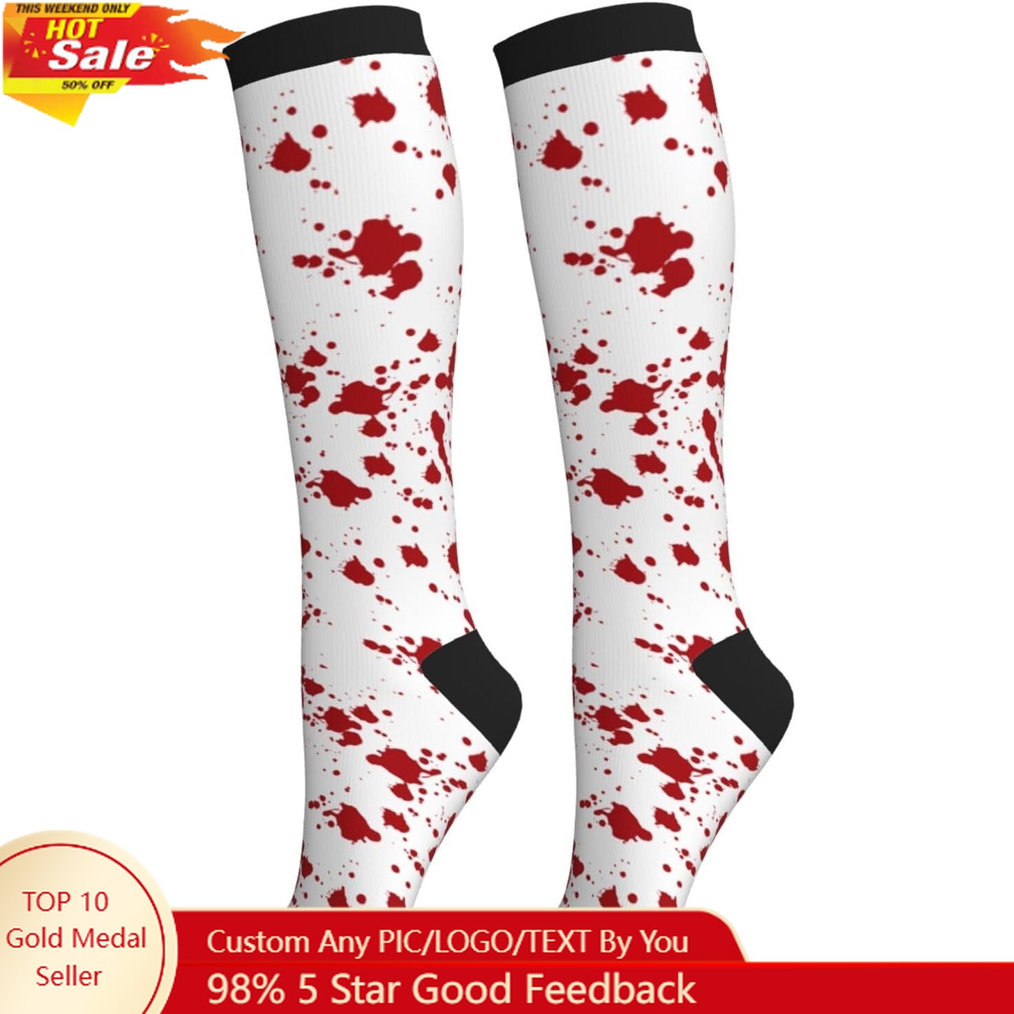 Knee High Sock Women - Компрессионные носки до колена, носки с