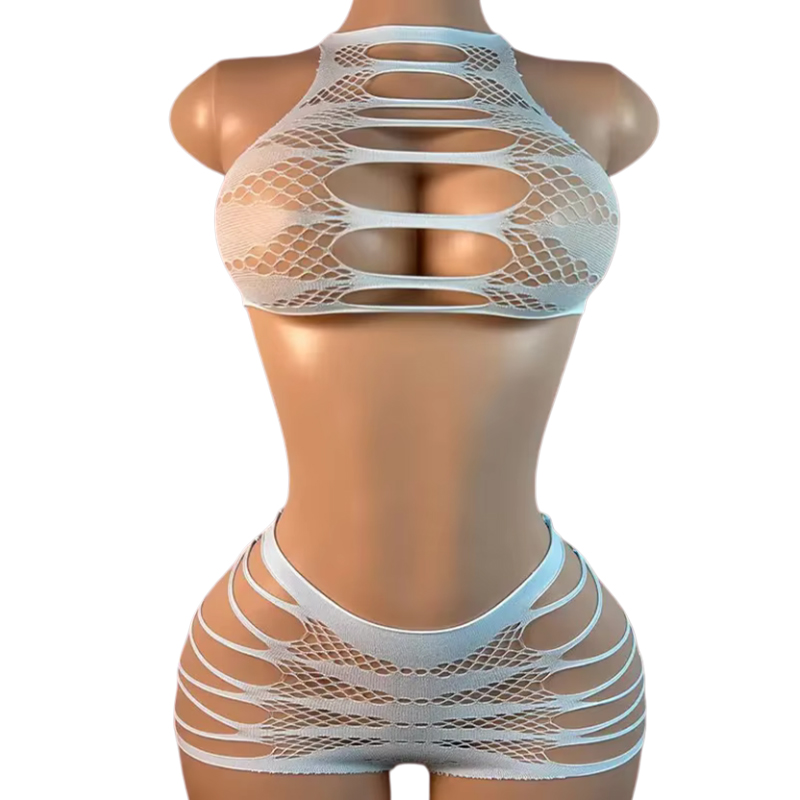 Fishnet Stocking Women - Сексуальное женское белье + трусики, полое