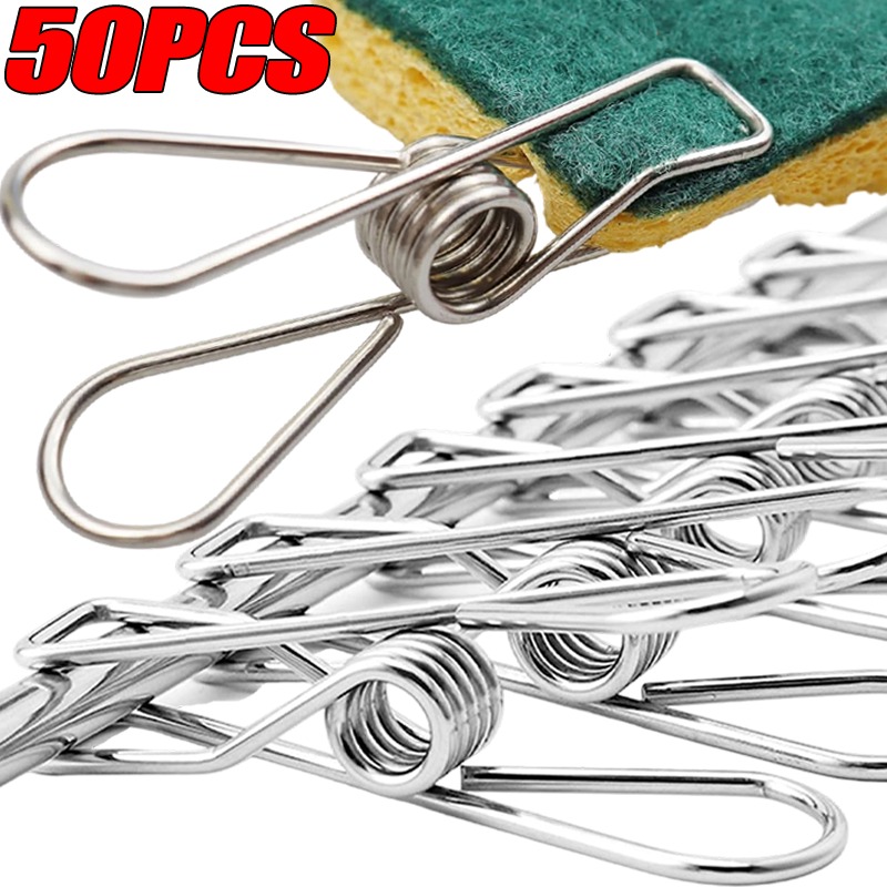 Sock Organizer Tray - 10/50 шт. Зажимы из нержавеющей стали,