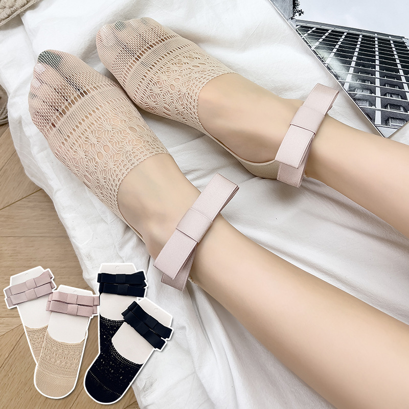 Invisibility Sock Loafer - Балетные носки для девочек, дышащие невидимые