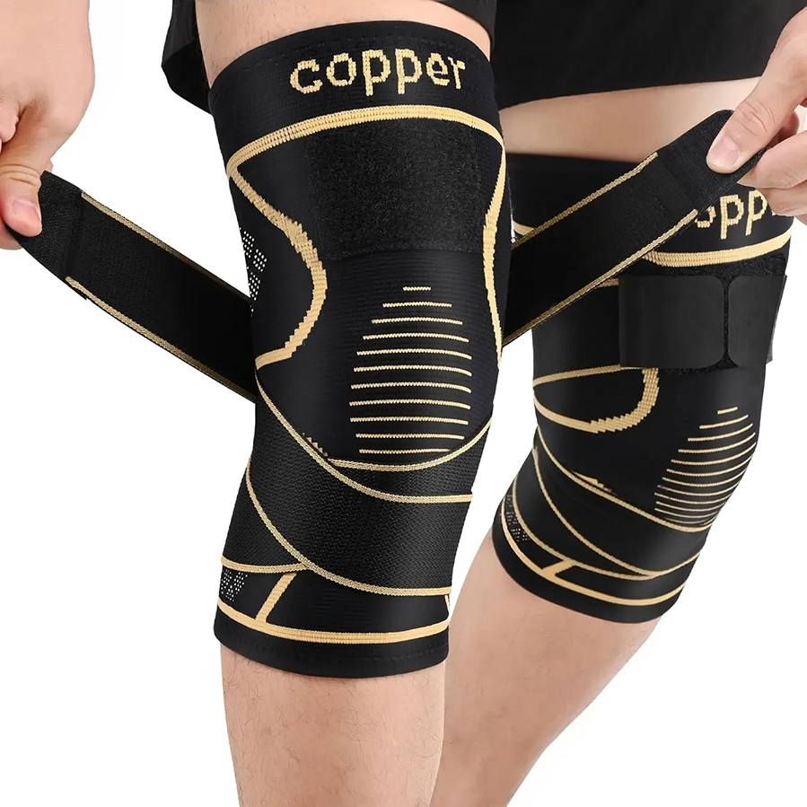 Compression Sleeve Calf - Медный компрессионный наколенник из волокон меди,