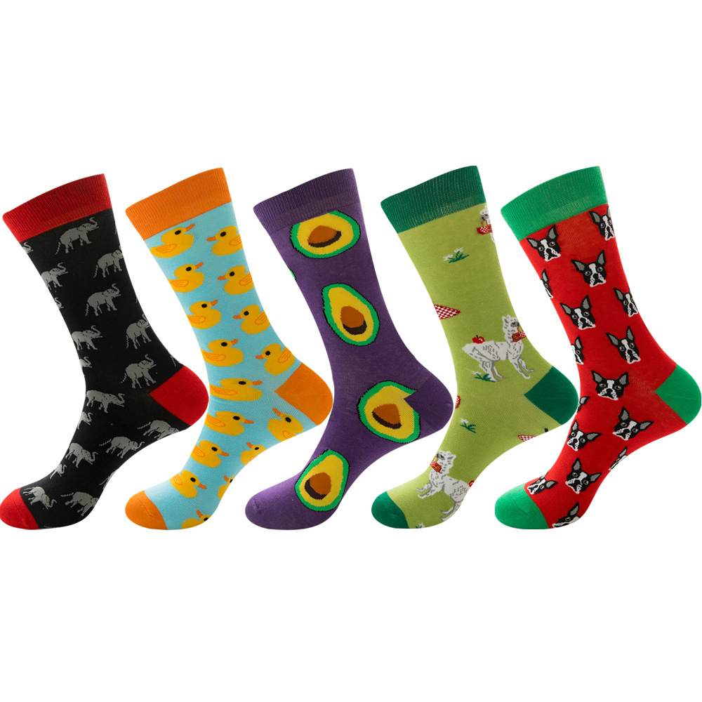 Cotton Crew Sock Pack - 5 пар/упаковка, мужские и женские носки