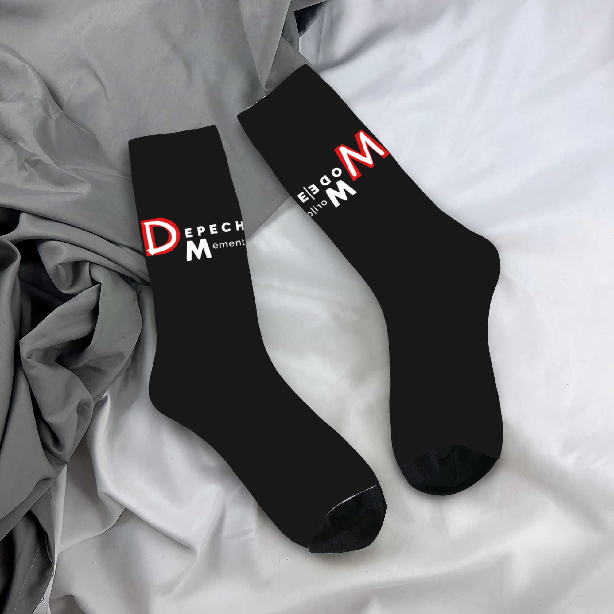 Dress Sock Men - Носки унисекс Custom Electronic Rock Depeche