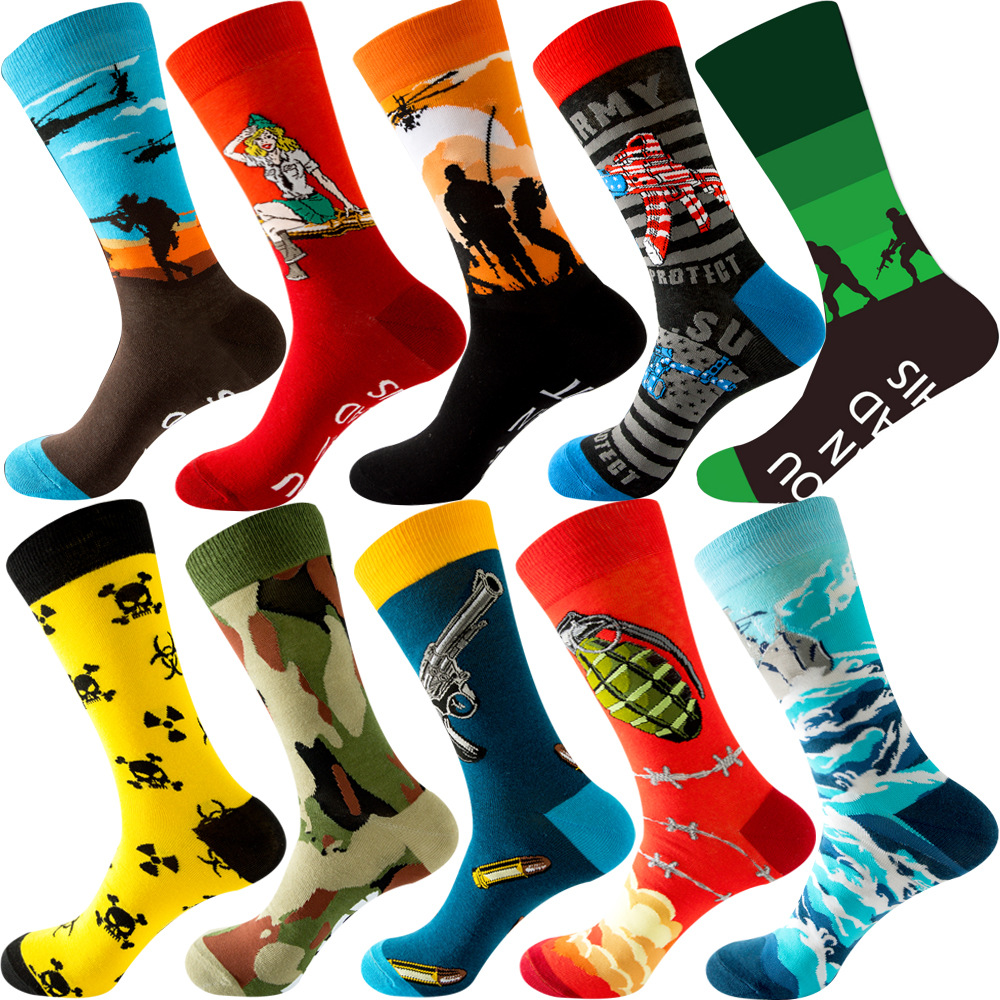 Cotton Crew Sock Pack - Набор из 10 пар носков для