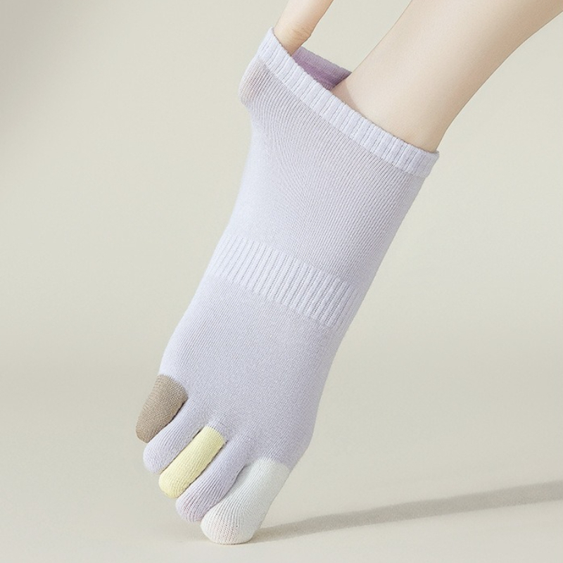 6 пар летних тонких дышащих вп – обзор и цена Toe Sock Split