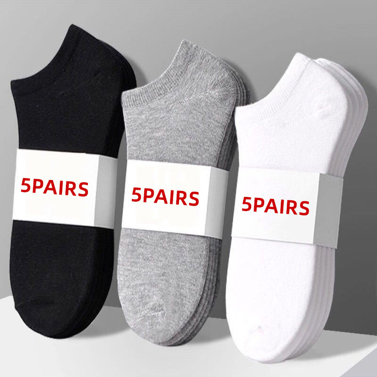 5 пар унисекс повседневных одн – обзор и цена Ankle Sock Low Cut