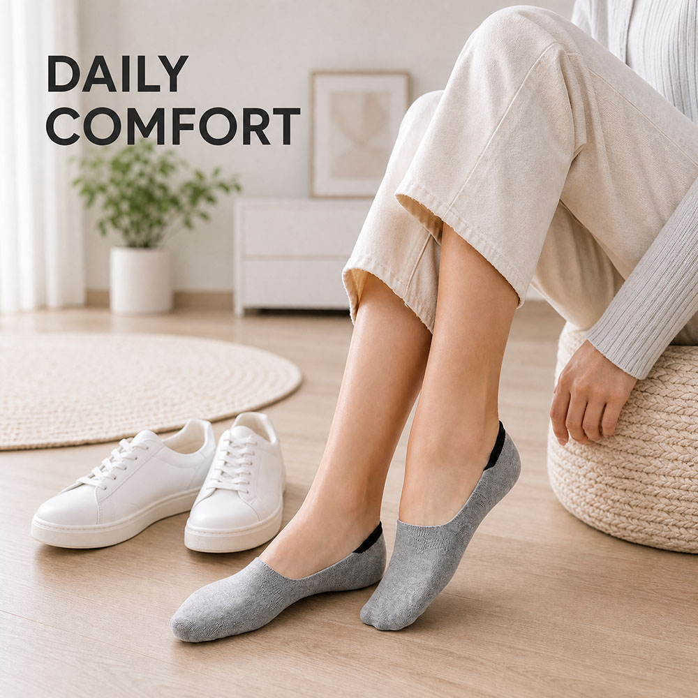 6 пар унисекс хлопковых невиди – обзор и цена Invisibility Sock Loafer