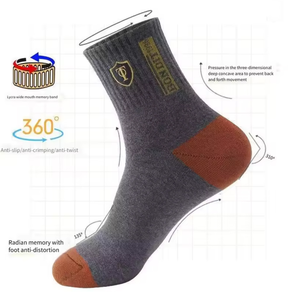 Мужские термоноски премиум-кла – обзор и цена Cotton Crew Sock Pack