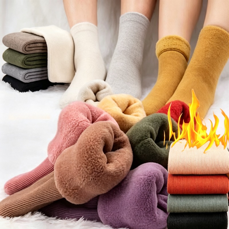 1-4 пары теплых флисовых носко – обзор и цена Boot Sock Slouchy