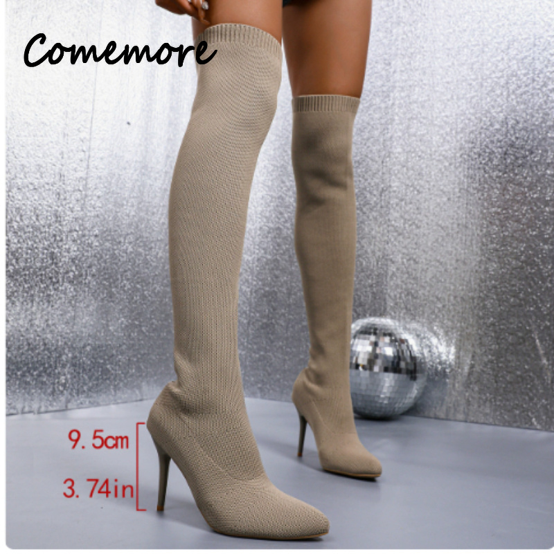 Comemore, женские весенне-осен – обзор и цена Knee High Sock Women