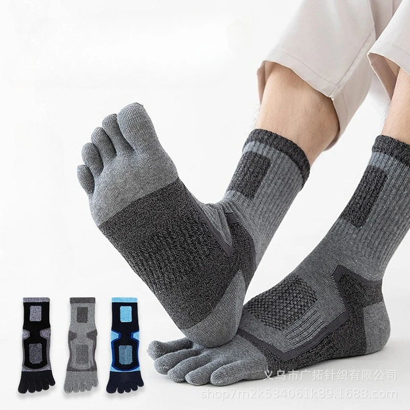3 пары мужских спортивных хлоп – обзор и цена Toe Sock Split