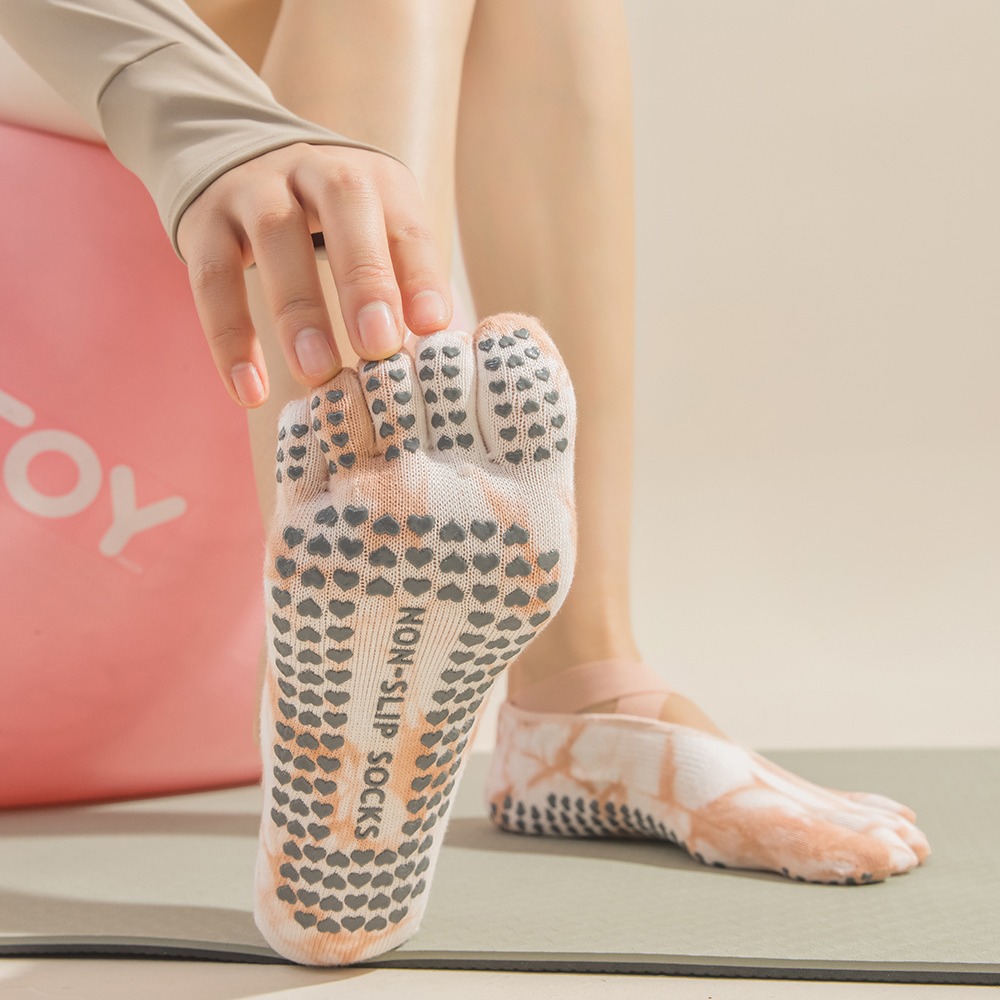 Женские носки с пятью пальцами – обзор и цена Grip Sock Yoga