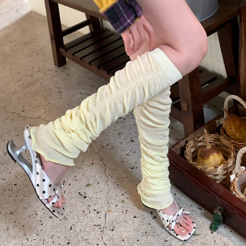 Розовые рюшистые гетры-чулки в – обзор и цена Boot Sock Slouchy