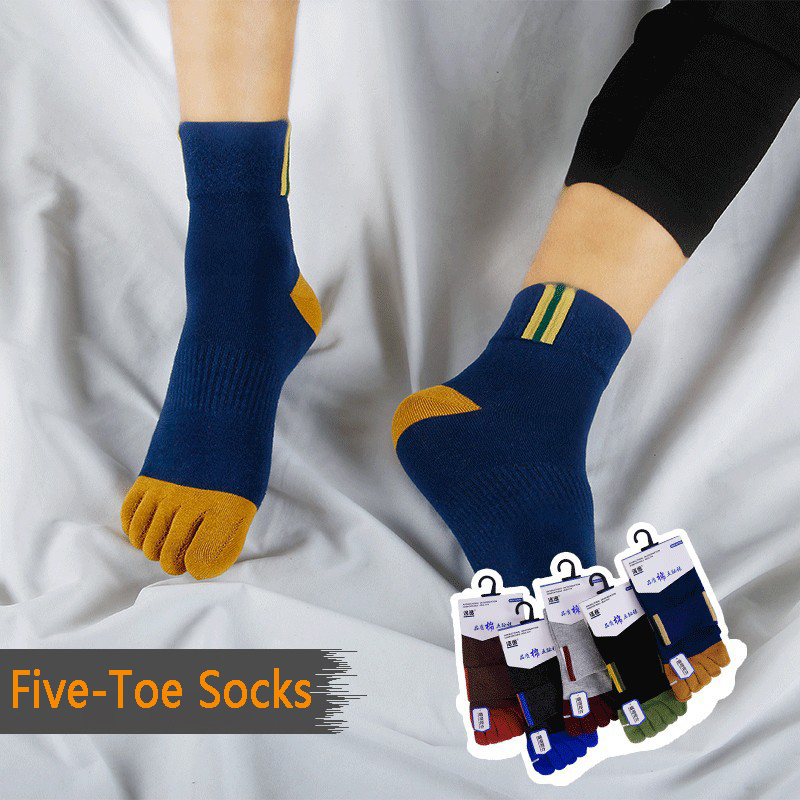5 пар мужских повседневных хло – обзор и цена Toe Sock Split