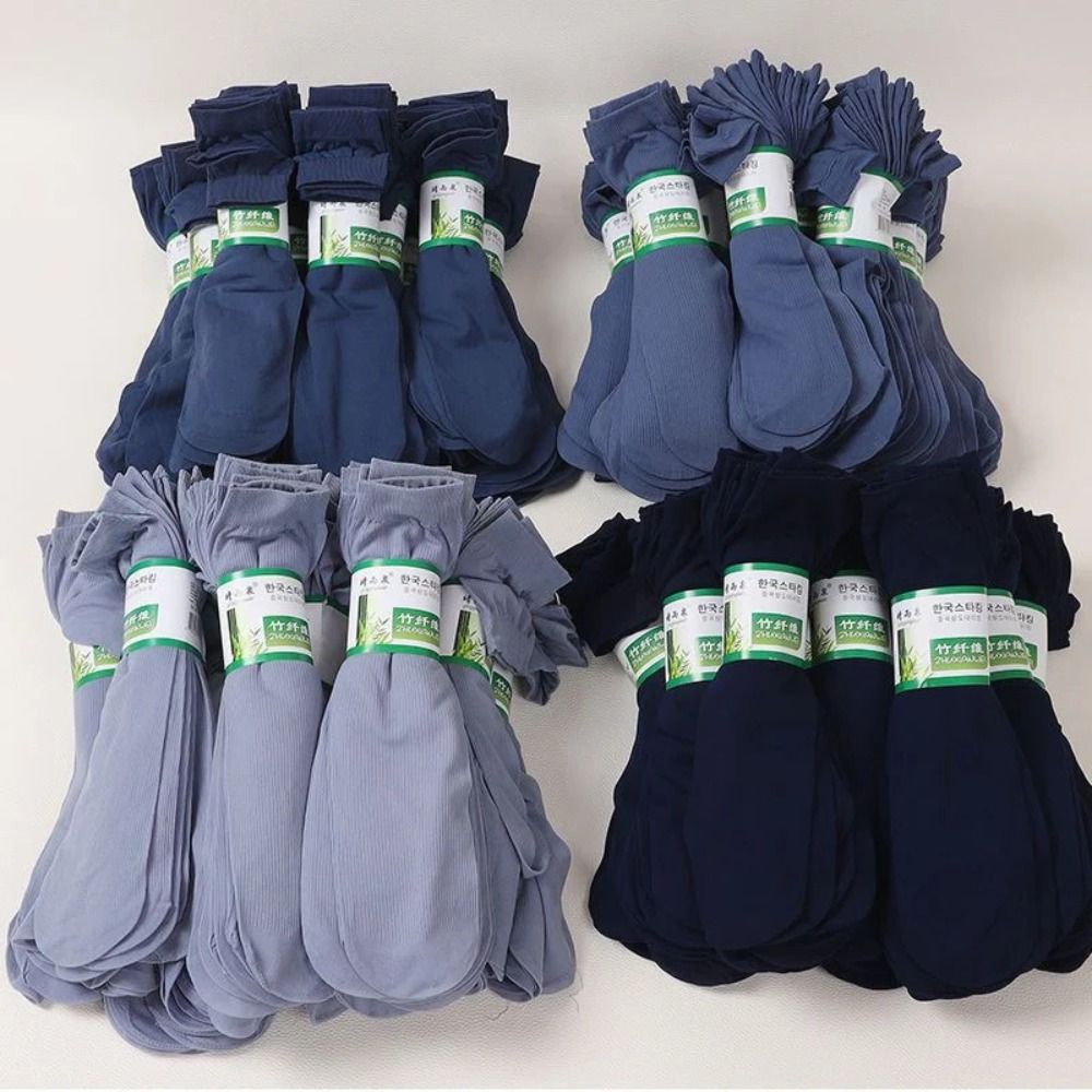 10 пар модных дышащих мужских  – обзор и цена Silk Sock Bamboo