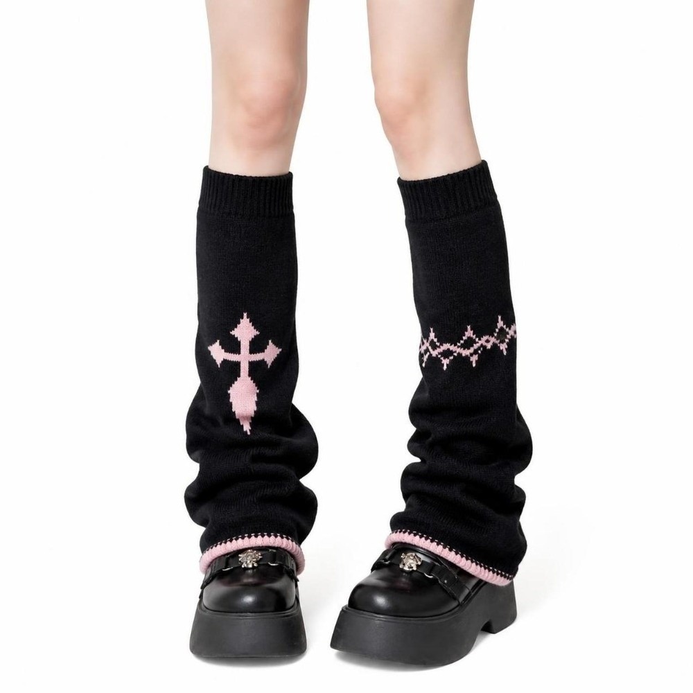 Асимметричные вязаные гетры в  – обзор и цена Boot Sock Slouchy