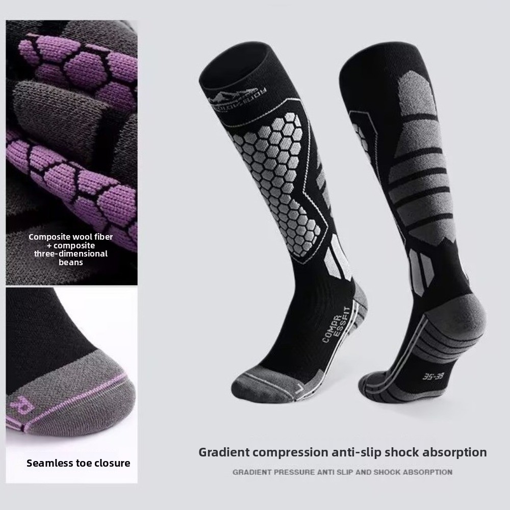 Новые утолщенные лыжные носки, – обзор и цена Thermal Sock Winter