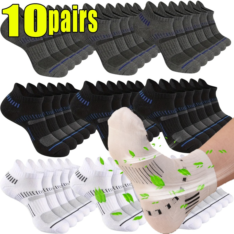 1-10 пар дышащих сетчатых мужс – обзор и цена Ankle Sock Low Cut