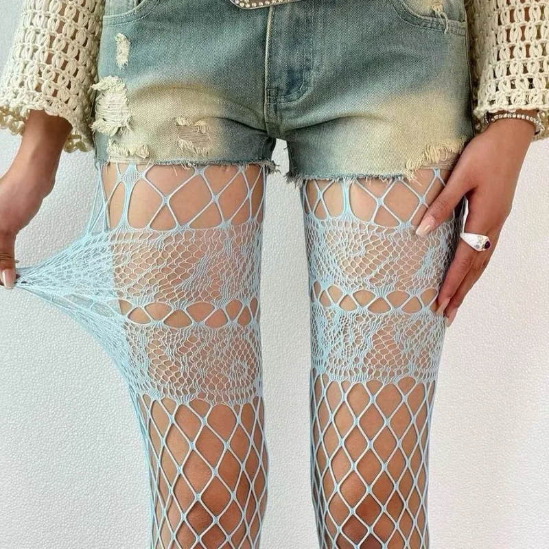 Новый полый дизайн, серые колг – обзор и цена Fishnet Stocking Women