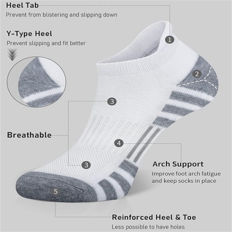 12/24 пары амортизирующих дыша – обзор и цена Athletic Sock Cushion