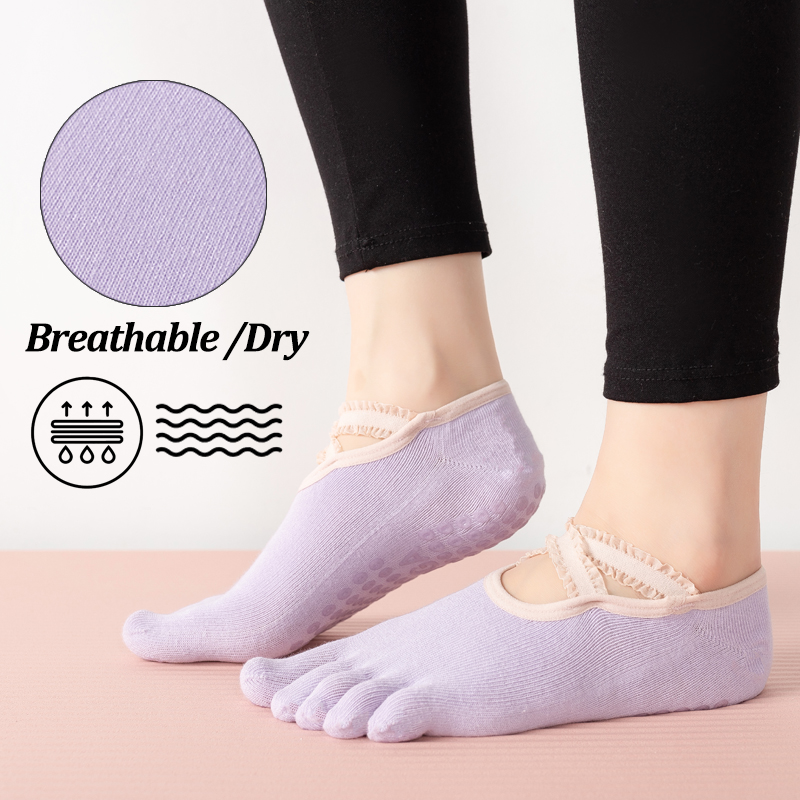 Женские нескользящие носки для – обзор и цена Grip Sock Yoga