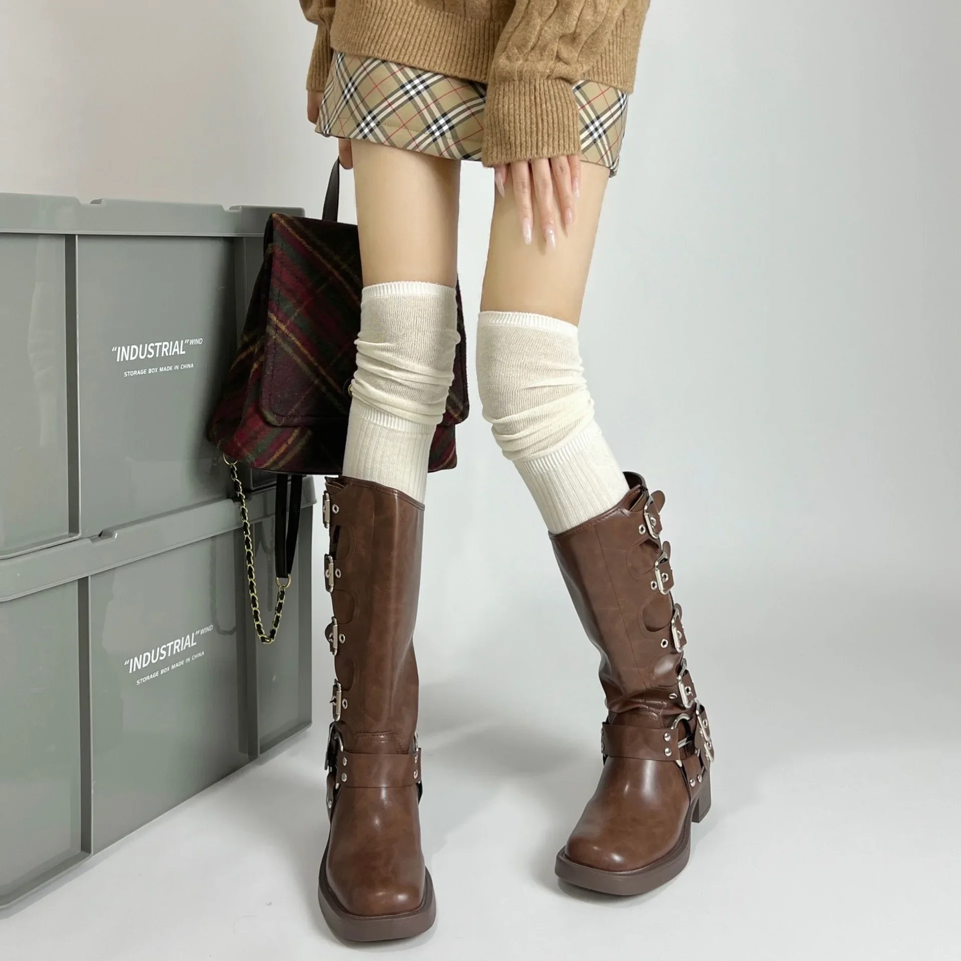 1-10 пар женских носков выше к – обзор и цена Boot Sock Slouchy