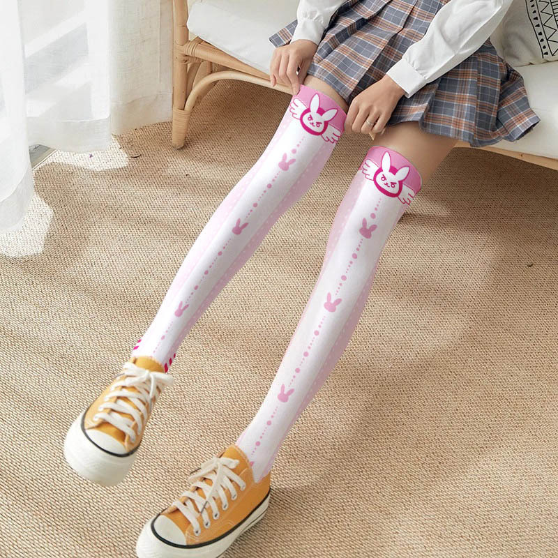 Игра OW D.Va гольфы с мультяшн – обзор и цена Silk Sock Bamboo