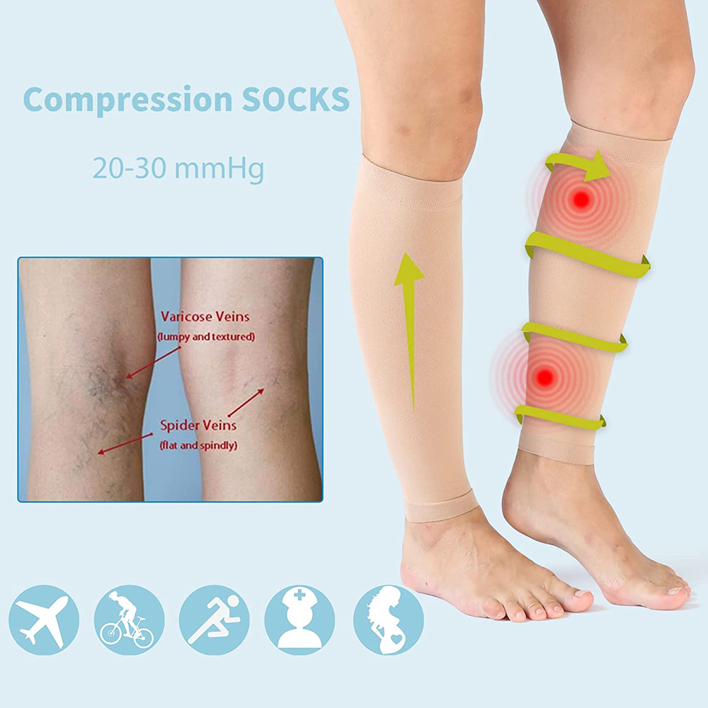 1 пара компрессионных носков с – обзор и цена Compression Sleeve Calf