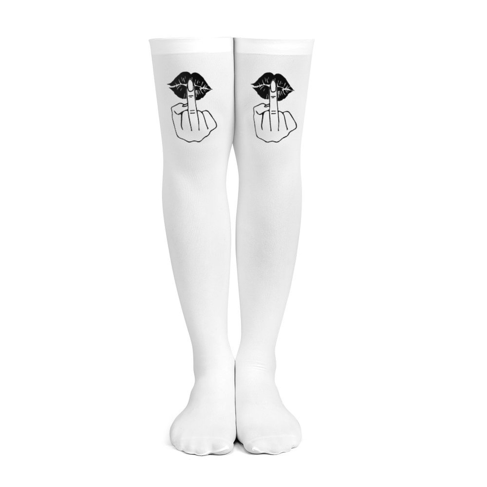 Женские белые чулки выше колен – обзор и цена Knee High Sock Women