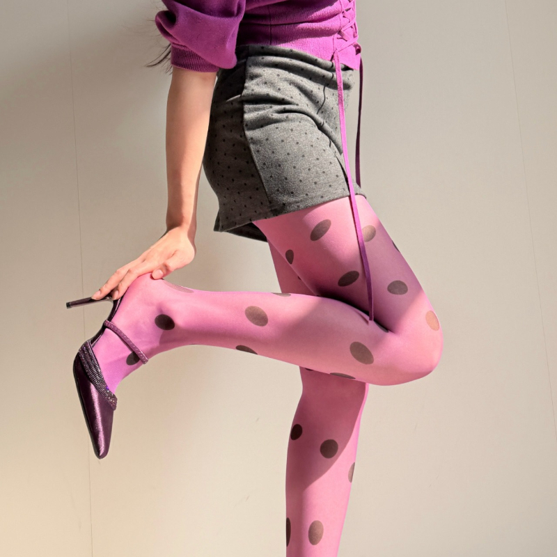 Ретро-колготки в горошек для ж – обзор и цена Tights Pantyhose Sheer