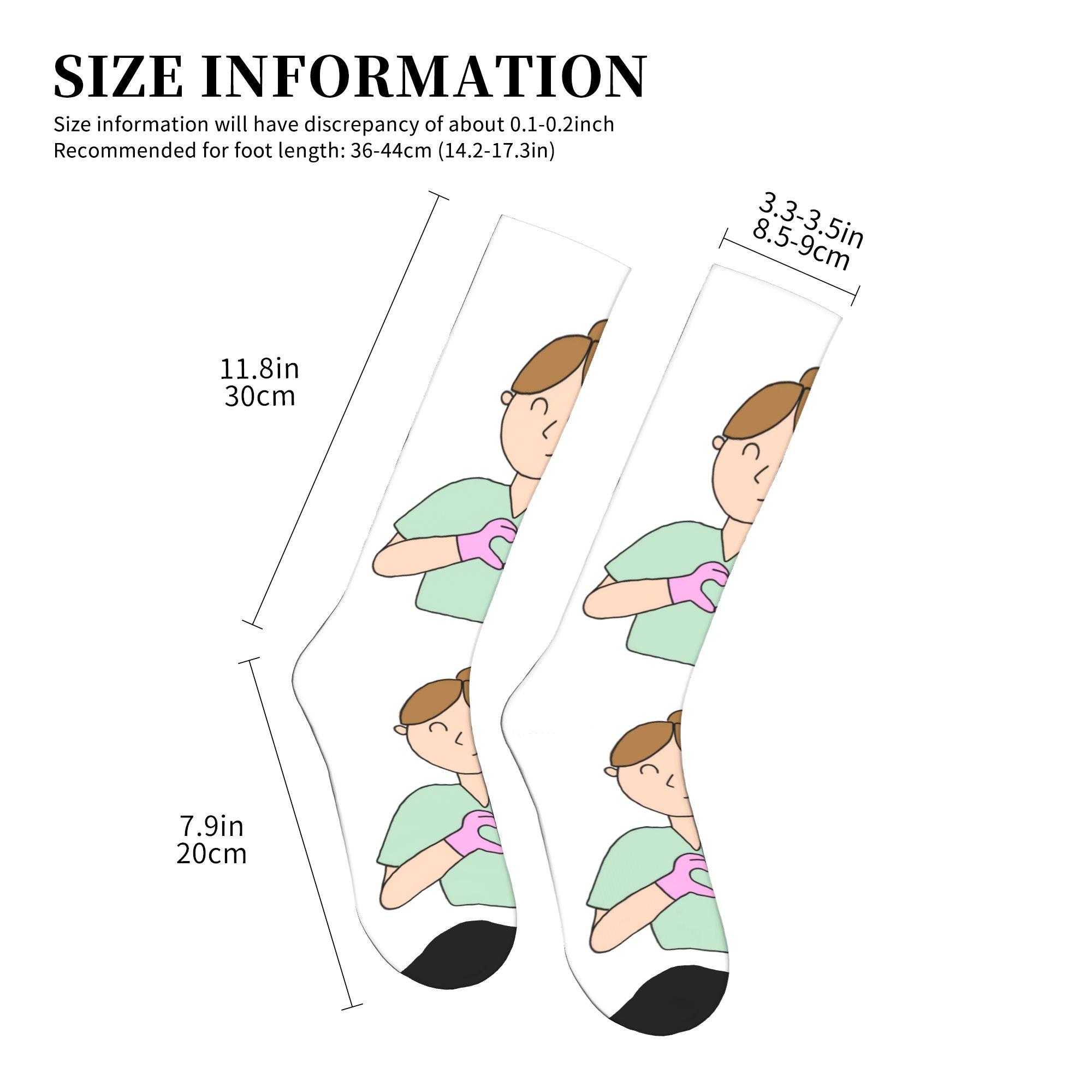 Носки Harajuku Doctor Nurse Me – обзор и цена Compression Sock Medical