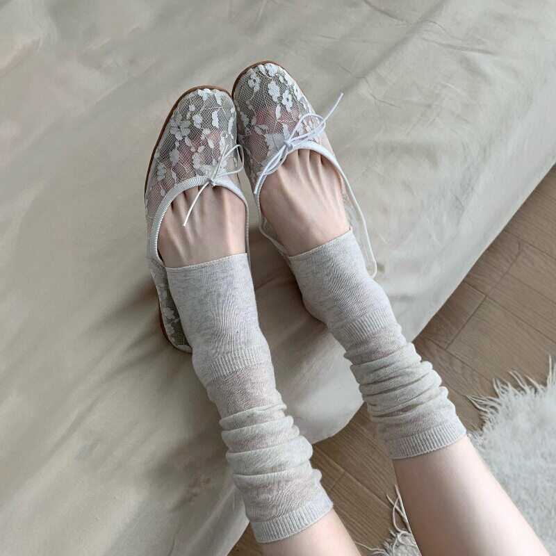 Пара прозрачных сетчатых гетр- – обзор и цена Boot Sock Slouchy