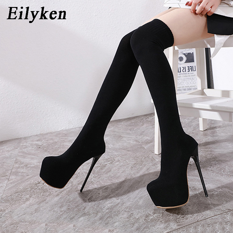 Eilyken модные сапоги выше кол – обзор и цена Knee High Sock Women