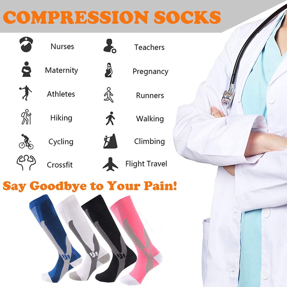3 пары, Спортивные Компрессион – обзор и цена Compression Sock Medical