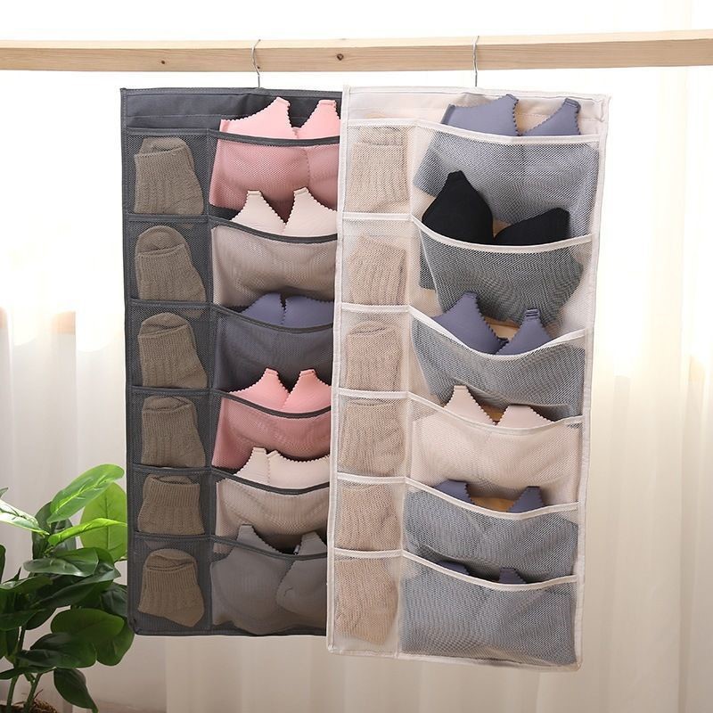 Настенный тканевый органайзер  – обзор и цена Sock Organizer Tray