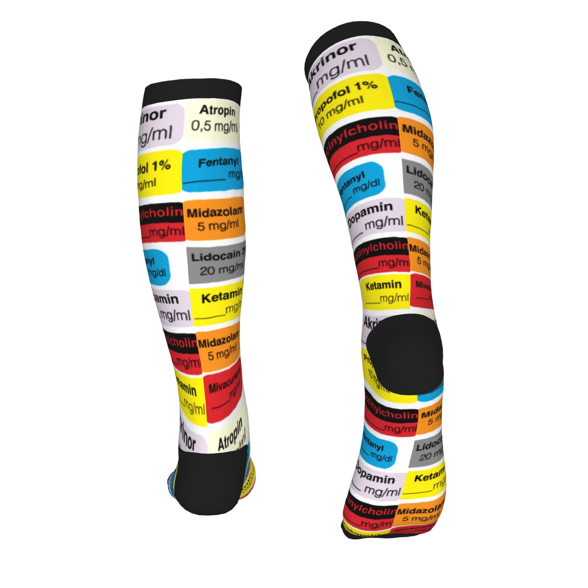Этикетки с изображением анесте – обзор и цена Compression Sock Medical