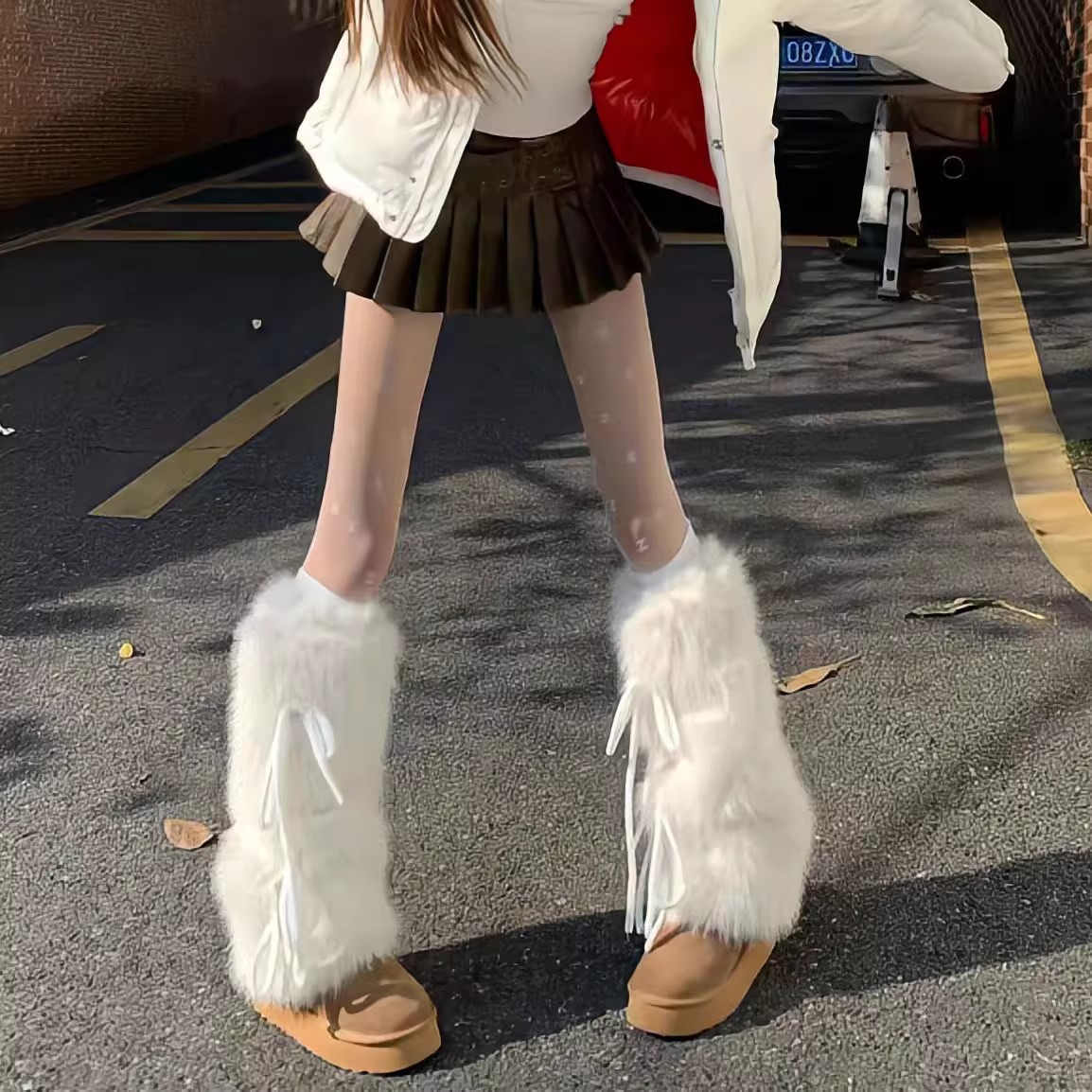 Гетры из искусственного меха д – обзор и цена Boot Sock Slouchy