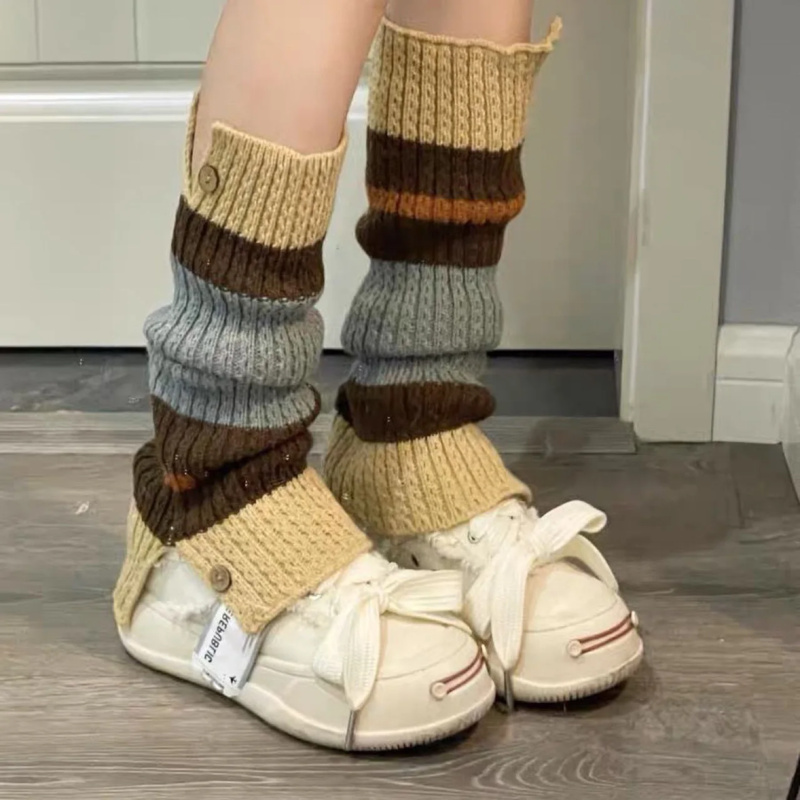 Новый ​ Y2K вязаные гетры, вин – обзор и цена Boot Sock Slouchy