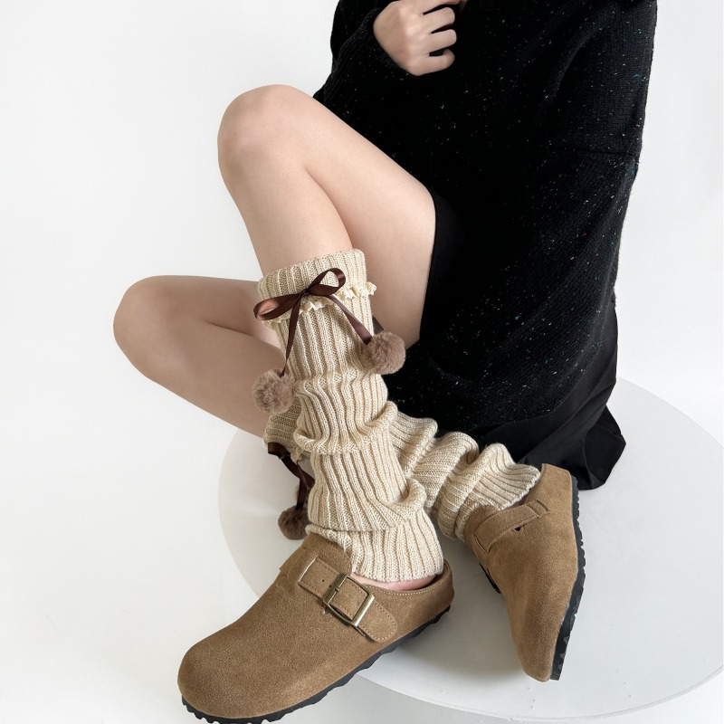 Верблюжьи вязаные гетры с мехо – обзор и цена Boot Sock Slouchy
